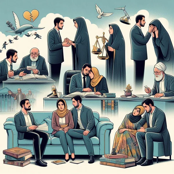وکیل طلاق و مهریه برای ایرانیان خارج کشور