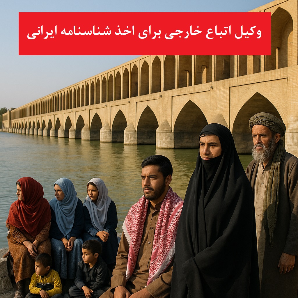 اخذ شناسنامه ایرانی اتباع خارجی  ( افغانی / عرب ) مقیم اصفهان